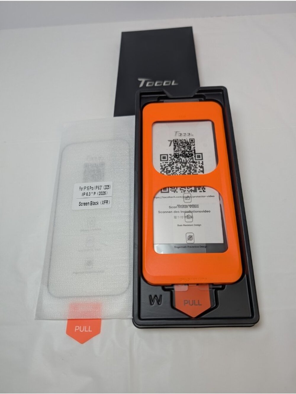 TOCOL for iPhone 16 Pro 2 Pack Screen Protectors 6.3" 2+1 Extreme Protection